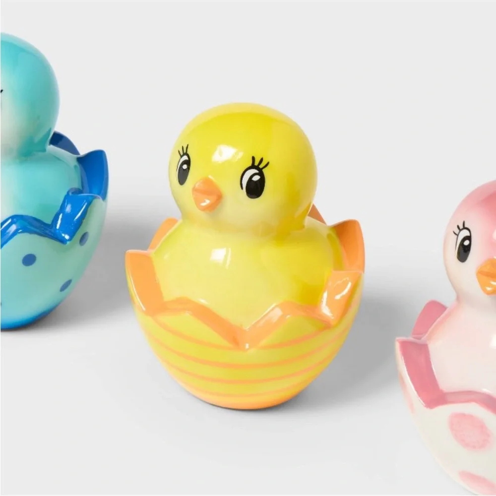 3pk Easter Polyresin Bird in Egg Shell - Spritz Spring 2026